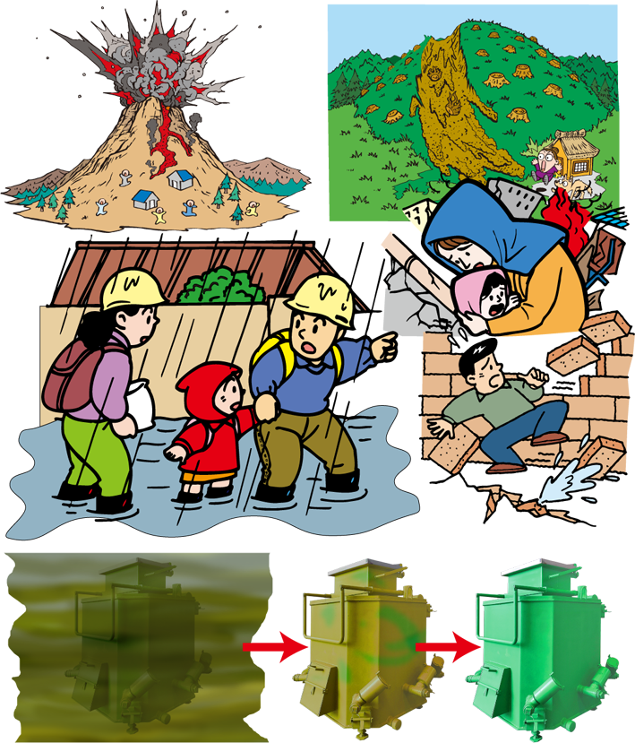 W-MTD磁気熱分解装置はダイオキシン類対策特別措置法の特定施設や、煤煙発生施設に該当せず、排出ガスに対し基準は無し。メーカー伝導工業販売部TOBPO。